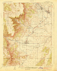 Castle Dale Utah Historical topographic map, 1:62500 scale, 15 X 15 Minute, Year 1925