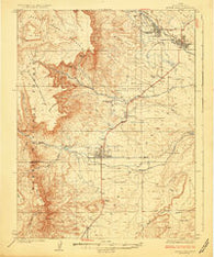 Castle Dale Utah Historical topographic map, 1:62500 scale, 15 X 15 Minute, Year 1925