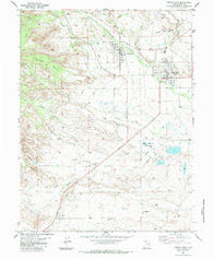 Castle Dale Utah Historical topographic map, 1:24000 scale, 7.5 X 7.5 Minute, Year 1983