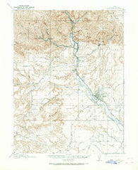 Castle Gate Utah Historical topographic map, 1:62500 scale, 15 X 15 Minute, Year 1914