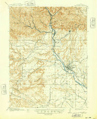 Castle Gate Utah Historical topographic map, 1:62500 scale, 15 X 15 Minute, Year 1916