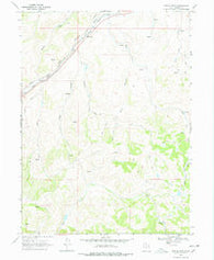 Castle Rock Utah Historical topographic map, 1:24000 scale, 7.5 X 7.5 Minute, Year 1968