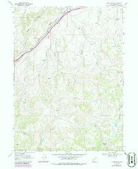 Castle Rock Utah Historical topographic map, 1:24000 scale, 7.5 X 7.5 Minute, Year 1968