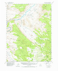 Castle Valley Utah Historical topographic map, 1:62500 scale, 15 X 15 Minute, Year 1954