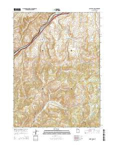 Castle Rock Utah Current topographic map, 1:24000 scale, 7.5 X 7.5 Minute, Year 2014