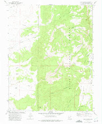 Casto Canyon Utah Historical topographic map, 1:24000 scale, 7.5 X 7.5 Minute, Year 1971