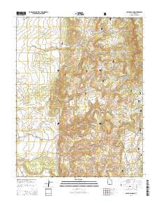 Casto Canyon Utah Current topographic map, 1:24000 scale, 7.5 X 7.5 Minute, Year 2014