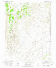 Cat Canyon Utah Historical topographic map, 1:24000 scale, 7.5 X 7.5 Minute, Year 1973