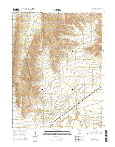 Cat Canyon Utah Current topographic map, 1:24000 scale, 7.5 X 7.5 Minute, Year 2014