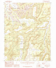 Cathedral Butte Utah Historical topographic map, 1:24000 scale, 7.5 X 7.5 Minute, Year 1985