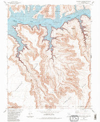 Cathedral Canyon Utah Historical topographic map, 1:24000 scale, 7.5 X 7.5 Minute, Year 1985