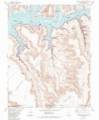 Cathedral Canyon Utah Historical topographic map, 1:24000 scale, 7.5 X 7.5 Minute, Year 1985