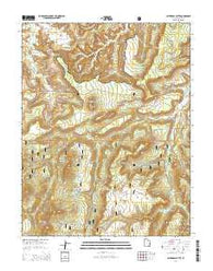 Cathedral Butte Utah Current topographic map, 1:24000 scale, 7.5 X 7.5 Minute, Year 2014