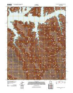 Cathedral Canyon Utah Historical topographic map, 1:24000 scale, 7.5 X 7.5 Minute, Year 2011
