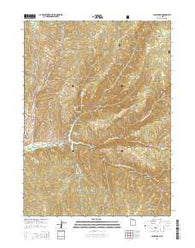 Causey Dam Utah Current topographic map, 1:24000 scale, 7.5 X 7.5 Minute, Year 2014