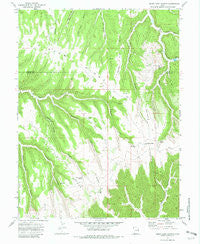 Cedar Camp Canyon Utah Historical topographic map, 1:24000 scale, 7.5 X 7.5 Minute, Year 1970