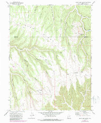 Cedar Camp Canyon Utah Historical topographic map, 1:24000 scale, 7.5 X 7.5 Minute, Year 1970