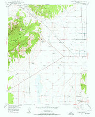 Cedar City NW Utah Historical topographic map, 1:24000 scale, 7.5 X 7.5 Minute, Year 1949