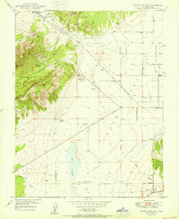 Cedar City NW Utah Historical topographic map, 1:24000 scale, 7.5 X 7.5 Minute, Year 1950