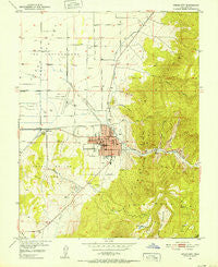 Cedar City Utah Historical topographic map, 1:24000 scale, 7.5 X 7.5 Minute, Year 1950