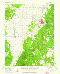 Cedar City Utah Historical topographic map, 1:62500 scale, 15 X 15 Minute, Year 1950