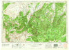 Cedar City Utah Historical topographic map, 1:250000 scale, 1 X 2 Degree, Year 1953