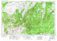 Cedar City Utah Historical topographic map, 1:250000 scale, 1 X 2 Degree, Year 1953