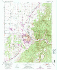 Cedar City Utah Historical topographic map, 1:24000 scale, 7.5 X 7.5 Minute, Year 1950