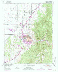 Cedar City Utah Historical topographic map, 1:24000 scale, 7.5 X 7.5 Minute, Year 1950