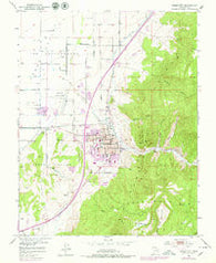 Cedar City Utah Historical topographic map, 1:24000 scale, 7.5 X 7.5 Minute, Year 1950