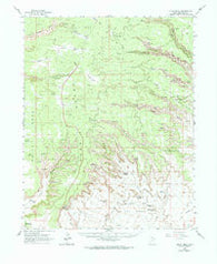 Cedar Mesa Utah Historical topographic map, 1:62500 scale, 15 X 15 Minute, Year 1963