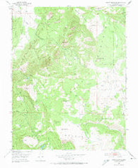 Cedar Mountain Utah Historical topographic map, 1:24000 scale, 7.5 X 7.5 Minute, Year 1950