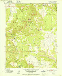 Cedar Mountain Utah Historical topographic map, 1:24000 scale, 7.5 X 7.5 Minute, Year 1952