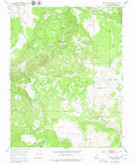 Cedar Mountain Utah Historical topographic map, 1:24000 scale, 7.5 X 7.5 Minute, Year 1950