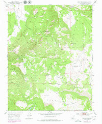 Cedar Mountain Utah Historical topographic map, 1:24000 scale, 7.5 X 7.5 Minute, Year 1950