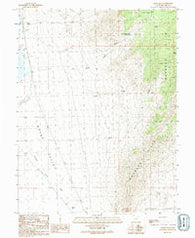 Cedar Pass Utah Historical topographic map, 1:24000 scale, 7.5 X 7.5 Minute, Year 1991