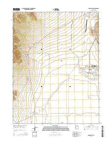 Cedar Fort Utah Current topographic map, 1:24000 scale, 7.5 X 7.5 Minute, Year 2014