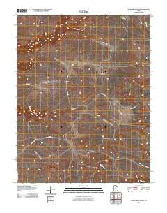 Cedar Mesa North Utah Historical topographic map, 1:24000 scale, 7.5 X 7.5 Minute, Year 2011