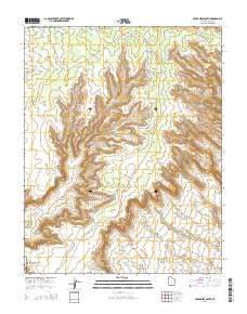 Cedar Mesa South Utah Current topographic map, 1:24000 scale, 7.5 X 7.5 Minute, Year 2014