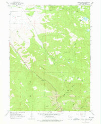 Center Creek Utah Historical topographic map, 1:24000 scale, 7.5 X 7.5 Minute, Year 1967