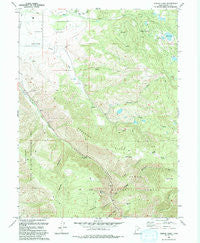 Center Creek Utah Historical topographic map, 1:24000 scale, 7.5 X 7.5 Minute, Year 1993