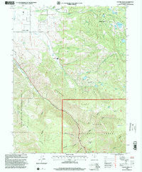 Center Creek Utah Historical topographic map, 1:24000 scale, 7.5 X 7.5 Minute, Year 1998