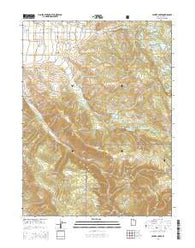 Center Creek Utah Current topographic map, 1:24000 scale, 7.5 X 7.5 Minute, Year 2014