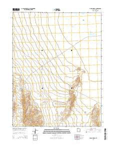 Chalk Knolls Utah Current topographic map, 1:24000 scale, 7.5 X 7.5 Minute, Year 2014