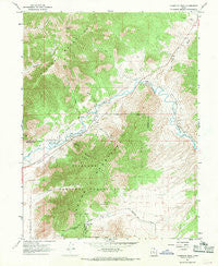 Champlin Peak Utah Historical topographic map, 1:24000 scale, 7.5 X 7.5 Minute, Year 1967
