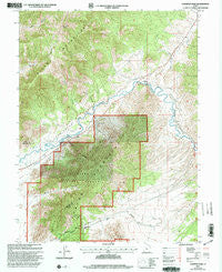 Champlin Peak Utah Historical topographic map, 1:24000 scale, 7.5 X 7.5 Minute, Year 2001