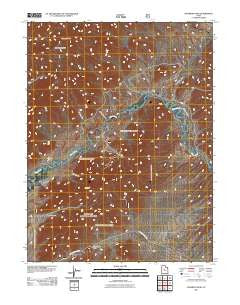 Champlin Peak Utah Historical topographic map, 1:24000 scale, 7.5 X 7.5 Minute, Year 2011