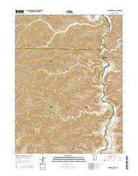 Chandler Falls Utah Current topographic map, 1:24000 scale, 7.5 X 7.5 Minute, Year 2014