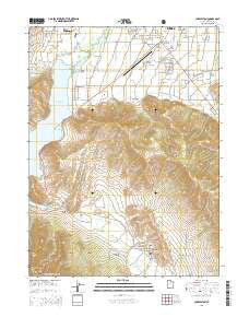 Charleston Utah Current topographic map, 1:24000 scale, 7.5 X 7.5 Minute, Year 2014