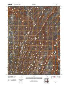 Chicken Fork Utah Historical topographic map, 1:24000 scale, 7.5 X 7.5 Minute, Year 2011